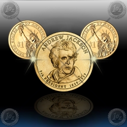 ZDA $1 (President) 2008 P+D "Andrew Jackson"